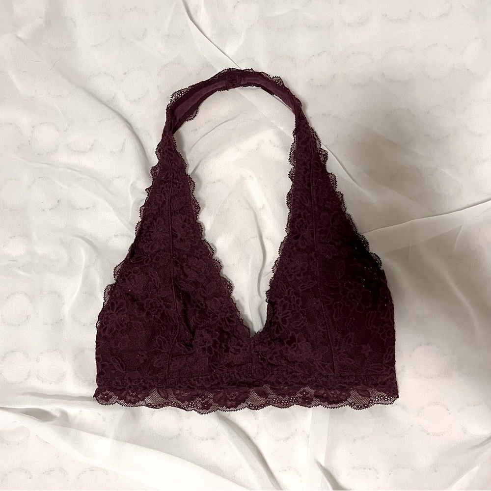Maroon Hollister bralette